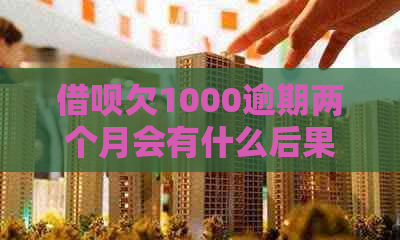 借呗欠1000逾期两个月会有什么后果