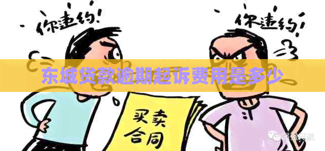 东城贷款逾期起诉费用是多少