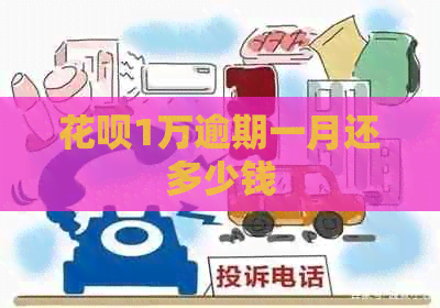 白条1万逾期一月还多少钱