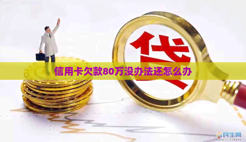 信用卡欠款80万没办法还怎么办