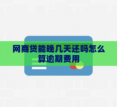 白条贷能晚几天还吗怎么算逾期费用