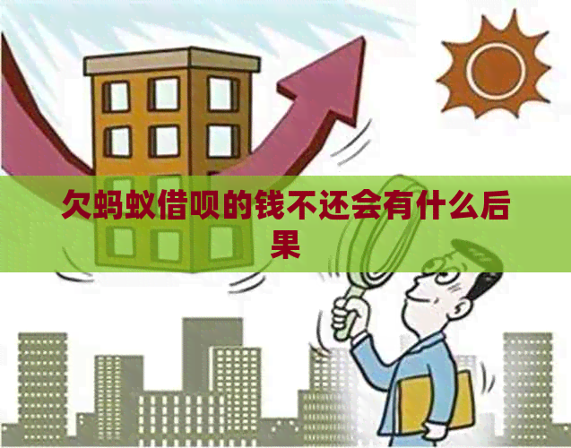 欠蚂蚁信用卡的钱不还会有什么后果