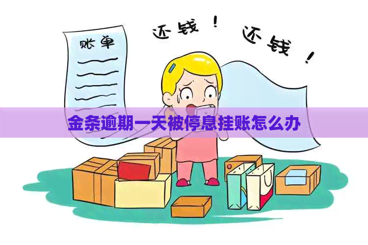 金条逾期一天被停息挂账怎么办