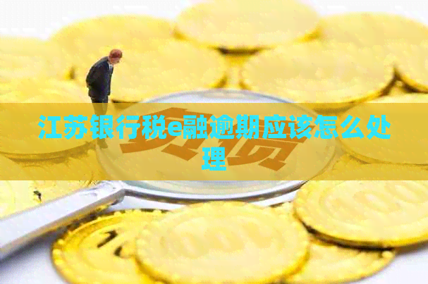 江苏银行税e融逾期应该怎么处理