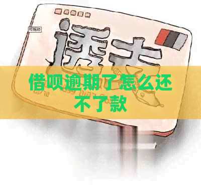 信用卡逾期了怎么还不了款
