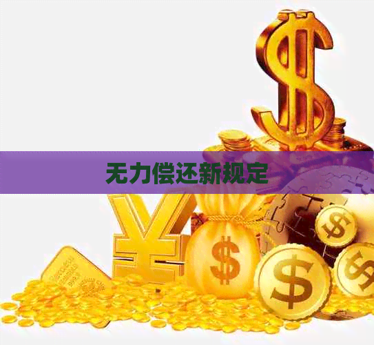 无力偿还新规定