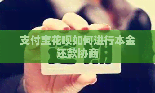 信用卡白条如何进行本金还款协商