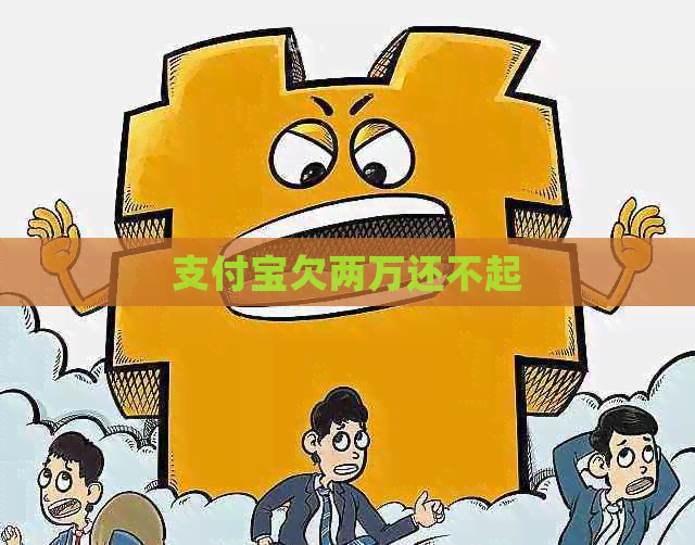 信用卡欠两万还不起