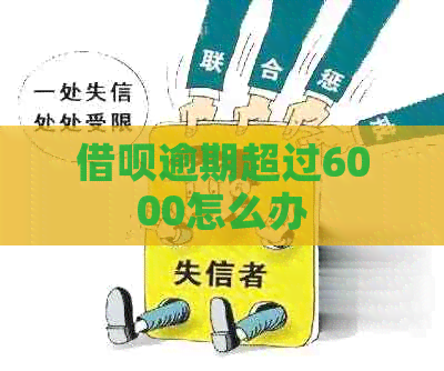 信用卡逾期超过6000怎么办