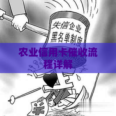 农业信用卡流程详解