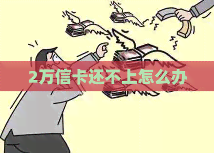 2万信卡还不上怎么办
