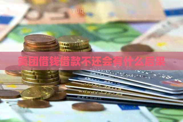 美团借钱借款不还会有什么后果