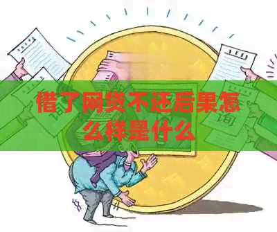 借了网贷不还后果怎么样是什么