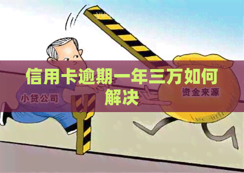 信用卡逾期一年三万如何解决