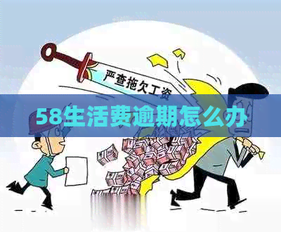58生活费逾期怎么办