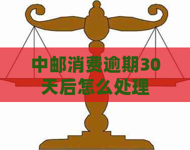 中邮消费逾期30天后怎么处理