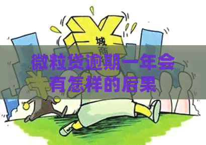 微粒贷逾期一年会有怎样的后果