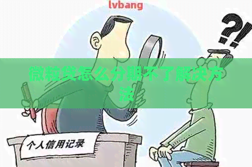 微粒贷怎么分期不了解决方法