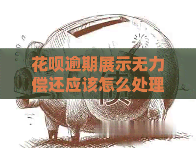白条逾期展示无力偿还应该怎么处理