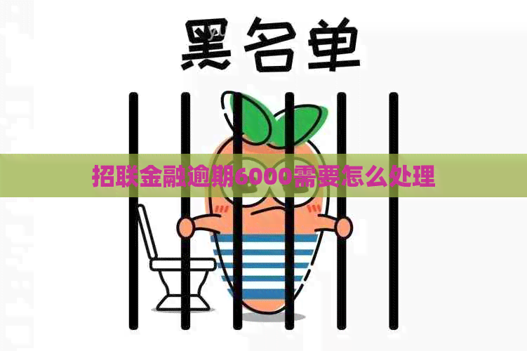 招联金融逾期6000需要怎么处理