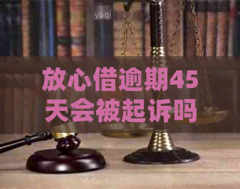 放心借逾期45天会被起诉吗