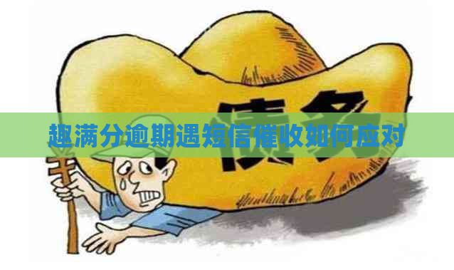 趣满分逾期遇短信如何应对