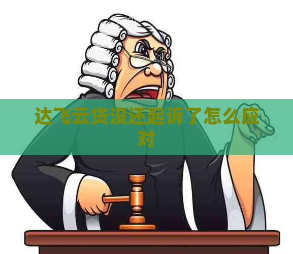 达飞云贷没还起诉了怎么应对