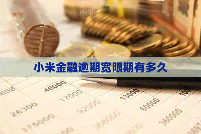 小米金融逾期宽限期有多久