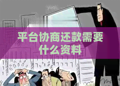 平台协商还款需要什么资料