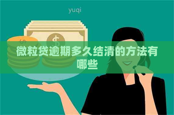 微粒贷逾期多久结清的方法有哪些