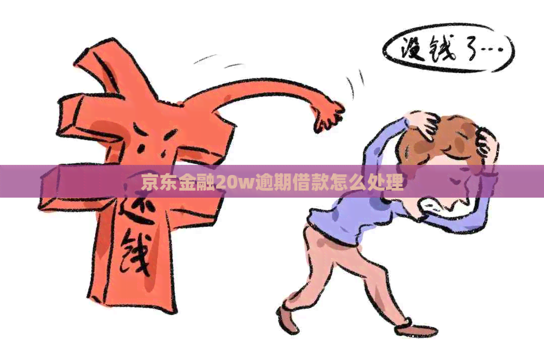 京东金融20w逾期借款怎么处理
