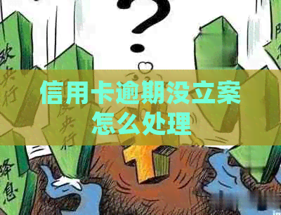信用卡逾期没立案怎么处理