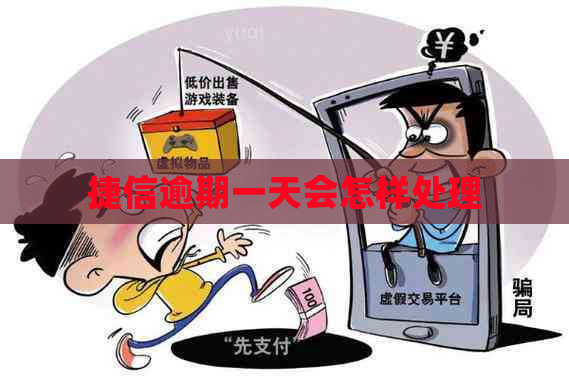 捷信逾期一天会怎样处理