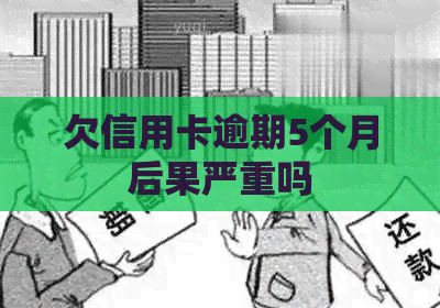 欠信用卡逾期5个月后果严重吗