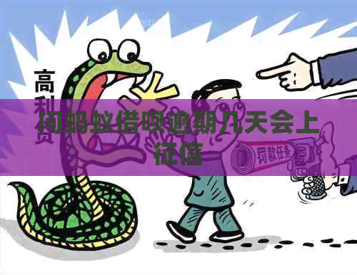 问蚂蚁信用卡逾期几天会上