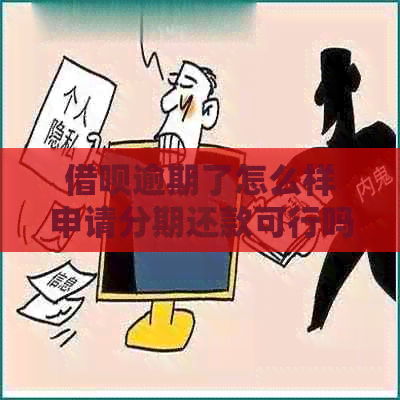 信用卡逾期了怎么样申请分期还款可行吗