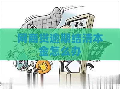 白条贷逾期结清本金怎么办
