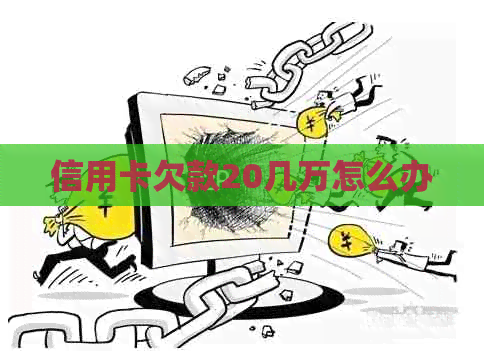 信用卡欠款20几万怎么办