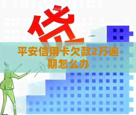 平安信用卡欠款2万逾期怎么办