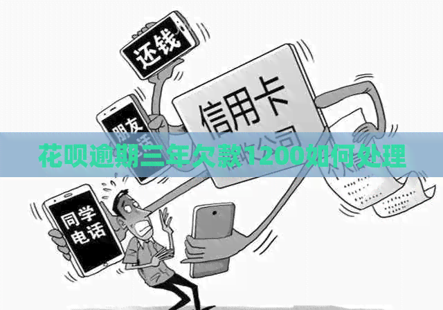 白条逾期三年欠款1200如何处理