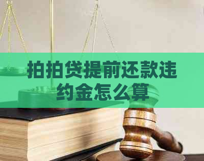 提前还款违约金怎么算