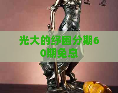 光大的纾困分期60期免息