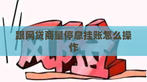 跟网贷商量停息挂账怎么操作