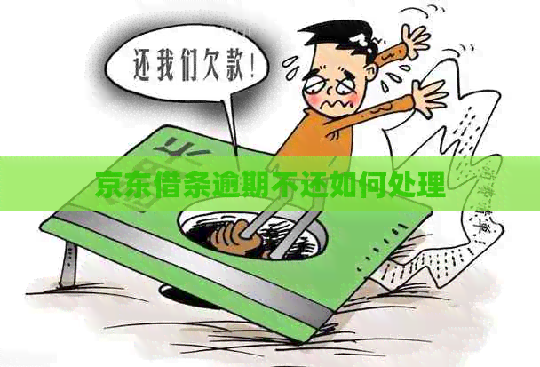 京东借条逾期不还如何处理