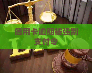 信用卡逾期被强制支付令