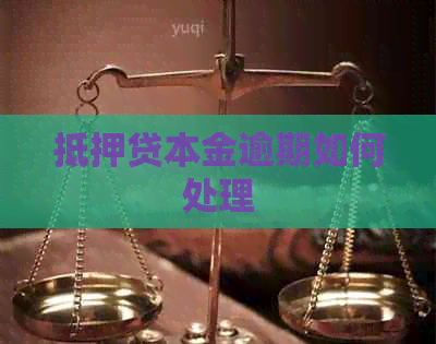 抵押贷本金逾期如何处理