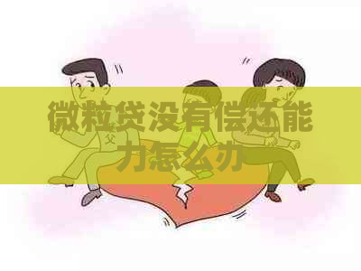 微粒贷没有偿还能力怎么办