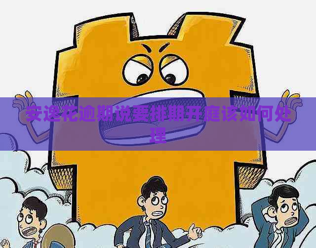 安逸花逾期说要排期开庭该如何处理