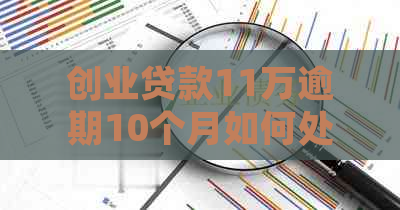 创业贷款11万逾期10个月如何处理