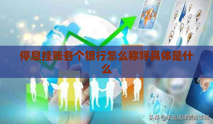 停息挂账各个银行怎么称呼具体是什么